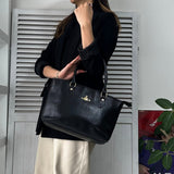 ヴィヴィアン ウエストウッド ハンドバッグ トートバッグ ブラック - NEWSED