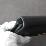 プラダ サフィアーノレザー 二つ折り長財布 ゴールド ブラック ギャランティーカード 箱付き - NEWSED