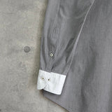 バーバリー ブラックレーベル ホースロゴ クレリックシャツ 長袖シャツ グレー - NEWSED