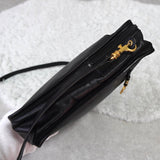 ロエベ アナグラム ショルダーバッグ レザー ブラック - NEWSED