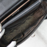 サルバトーレ フェラガモ レザー ガンチーニ ショルダーバッグ トートバッグ 肩掛け ブラック - NEWSED