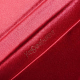 イヴ サンローラン リボン サテン ショルダーバッグ ポシェット レッド - NEWSED