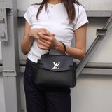 ルイ・ヴィトン ロックミーエヴァ ミニ ショルダーバッグ ハンドバッグ ブラック - NEWSED