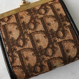 クリスチャン ディオール トロッター がま口 コインケース キャンバス / レザー - NEWSED