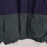 チャップス ラルフローレン ヴィンテージ ダウンジャケット 中綿ジャケット ブルゾン ロゴ 刺繍 カーキ/ネイビー - NEWSED