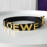 ロエベ ヴィンテージ ロゴ ゴールド金具 ベルト ブラック レディース - NEWSED