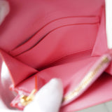 ボッテガ ヴェネタ イントレチャート レザー バイカラー 二つ折り財布 ピンク / レッド - NEWSED