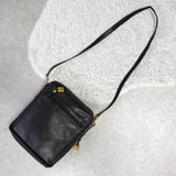 ロエベ アナグラム ショルダーバッグ レザー ブラック - NEWSED