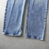 エムエムシックス メゾンマルジェラ スラッシュディテール カットアウト デニム ブルー - NEWSED