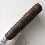 ルイ ヴィトン モノグラム ポルトパピエ・ジップ 二つ折り財布 ブラウン - NEWSED