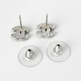 シャネル ココマーク ラインストーン ピアス シルバー - NEWSED