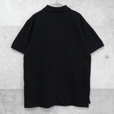 プレイ コムデギャルソン ハートロゴ 半袖ポロシャツ ブラック - NEWSED