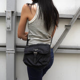 プラダ テスート ポコノ ナイロン トライアングルロゴ ショルダーバッグ ブラック - NEWSED