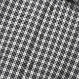 プラダ ギンガムチェック柄 長袖シャツ フォーマル メンズ ブラック / ホワイト - NEWSED