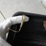 ボッテガ ヴェネタ イントレチャート サテン パーティーバッグ ブラック - NEWSED