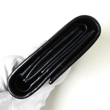 セリーヌ レザー 三つ折り財布 ブラック - NEWSED