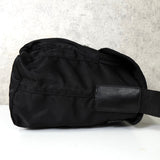 プラダ テスート ポコノ ナイロン トライアングルロゴ ショルダーバッグ ブラック - NEWSED