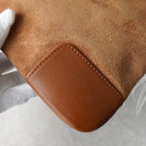 ロエベ アナグラム ショルダーバッグ ブラウン レザー / スエード - NEWSED