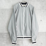 メゾンキツネ スタジャン ブルゾン フォックスロゴ グレー - NEWSED