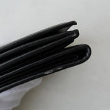 バレンシアガ エブリティ レザー 三つ折り財布 コンパクトウォレット ブラック - NEWSED