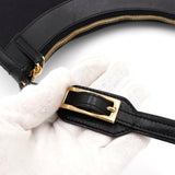 グッチ ジャッキー ワンショルダーバッグ キャンバス / レザー ブラック - NEWSED