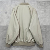 ラコステ リバーシブル ロゴパッチ チェック柄 スウィングトップ ブルゾン オフホワイト / カーキ - NEWSED