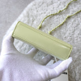 ジルサンダー タングル レザー ショルダーバッグ スモール パステルグリーン 未使用品 - NEWSED