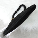 サルバトーレ フェラガモ スエード がま口 ハンドバッグ ブラック - NEWSED