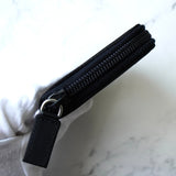 プラダ ナイロン ラウンドファスナー コインケース 三角プレート ラウンドジップ ブラック - NEWSED