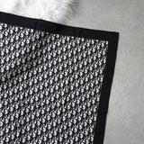 クリスチャン ディオール トロッター シルク スカーフ ブラック - NEWSED