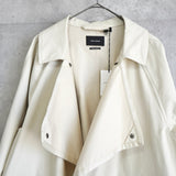 イザベル マラン オーバーサイズ 変形 トレンチコート スプリングコート アイボリー レディース 未使用品 - NEWSED