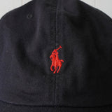 ポロ ラルフローレン ロゴ キャップ ブラック - NEWSED