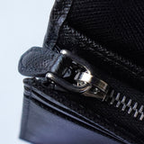 プラダ サフィアーノレザー 二つ折り財布 ブラック - NEWSED