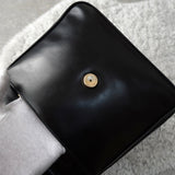 セリーヌ ヴィンテージ トリオンフ カーフ レザー ハンドバッグ 自立型 ブラック - NEWSED