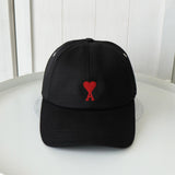 アミパリ アミ パリス ハートロゴ キャップ ブラック - NEWSED
