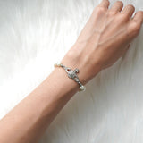 ヴィヴィアン ウエストウッド オーブ ラインストーン フェイクパール シルバー - NEWSED