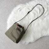 エムエムシックス メゾン マルジェラ ナイロン ジャパニーズバッグ ショルダーバッグ クロスボディ カーキ / オレンジ - NEWSED