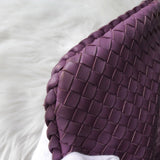 ボッテガ イントレチャート レザー ワンショルダーバッグ パープル - NEWSED