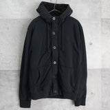 ポロ ラルフローレン フーデッドジャケット フリース裏地 ボア裏地フード ブラック - NEWSED