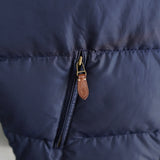 ポロ バイ ラルフローレン リバーシブル ダウンベスト スモールポニーロゴ 刺繍 ダークグリーン/ネイビー - NEWSED