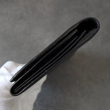 プラダ サフィアーノ レザー 二つ折り財布 長財布 三角プレート ブラック - NEWSED