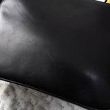 セリーヌ ヴィンテージ トリオンフ カーフ レザー ハンドバッグ 自立型 ブラック - NEWSED