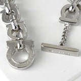 サルバトーレ フェラガモ ミニ ガンチーニ チェーンブレスレット シルバー - NEWSED