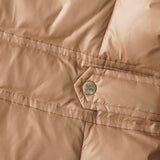 バーバリー ダウンコート ダウンジャケット ホースロゴ 刺繍 ノバチェック裏地 ベージュ レディース - NEWSED