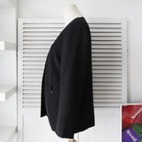 クロエ ブラックフォーマル ノーカラージャケット 総裏地 - NEWSED