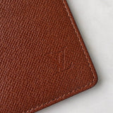 ルイ ヴィトン モノグラム ポルトパピエ・ジップ 二つ折り財布 ブラウン - NEWSED