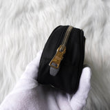 プラダ ポコノ テスート ナイロン ポーチ トライアングルロゴ ブラック - NEWSED