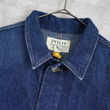 ポロ デニムアンドサプライ ラルフローレン ポケット デニムジャケット ブルー - NEWSED