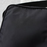 プラダ ポコノ テスート ナイロン 三角プレート ミニ ショルダーバッグ ブラック - NEWSED