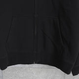 ステューシー ロゴ フルジップ パーカー ブラック - NEWSED